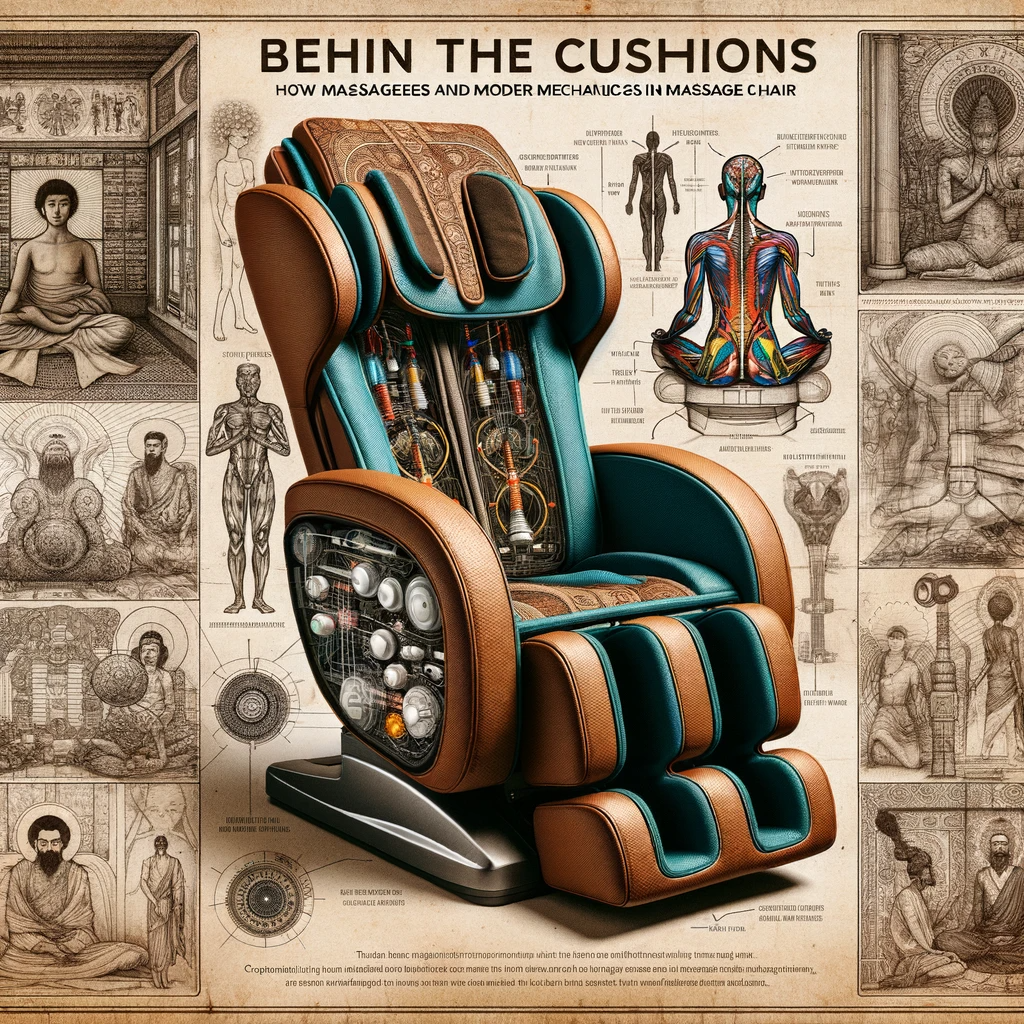 Historical evolution and modern mechanics of massage chairs.